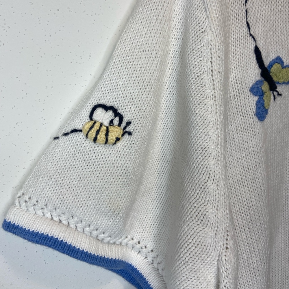 VTG Christopher & Banks Bug Cardigan - Picture 2 of 13